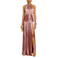 Vestido Largo de Fiesta con Corsé para Mujer – Elegante Off Shoulder con Abertura y Pliegues