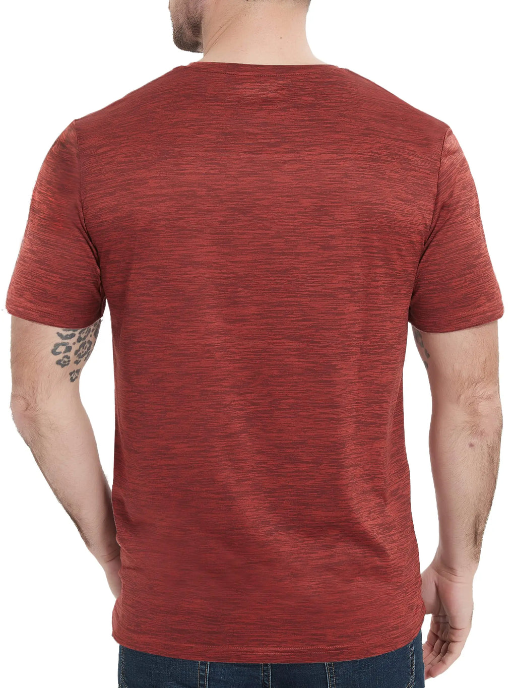 Camisetas de secado rápido TACVASEN para hombre, camisetas de running de verano