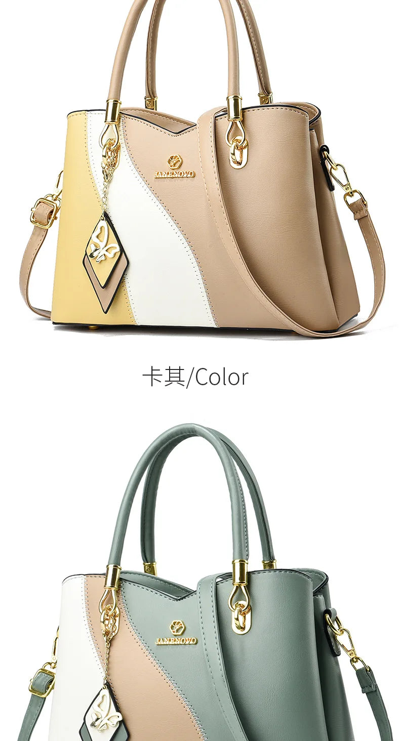 Bolso de Hombro para Mujer Estilo Cubo con Cadena