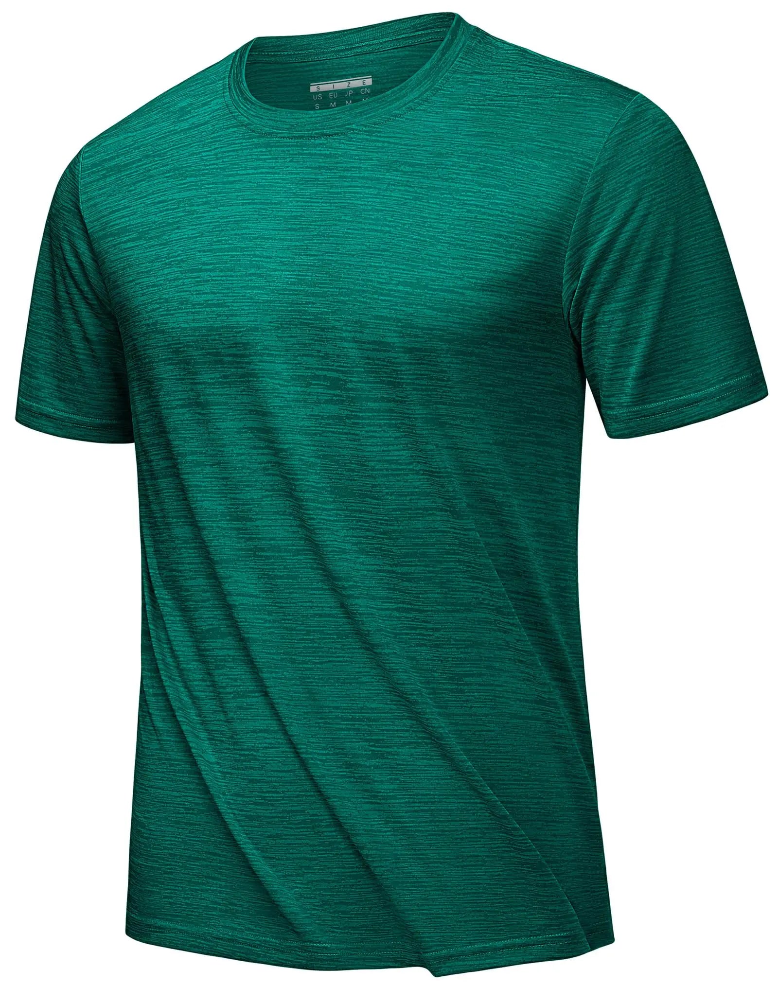 Camisetas de secado rápido TACVASEN para hombre, camisetas de running de verano