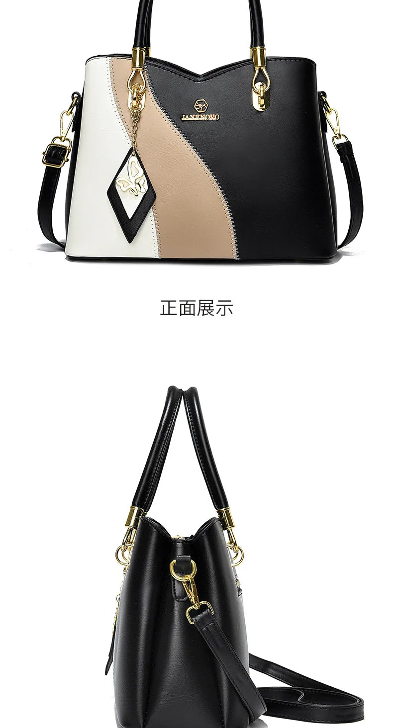 Bolso de Hombro para Mujer Estilo Cubo con Cadena