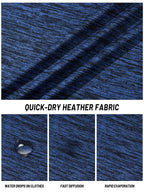 Camisetas de secado rápido TACVASEN para hombre, camisetas de running de verano