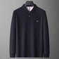 8XL 7XL 6XL 2025 New Autumn High End Luxury 100% Cotton Polo Shirt Man
