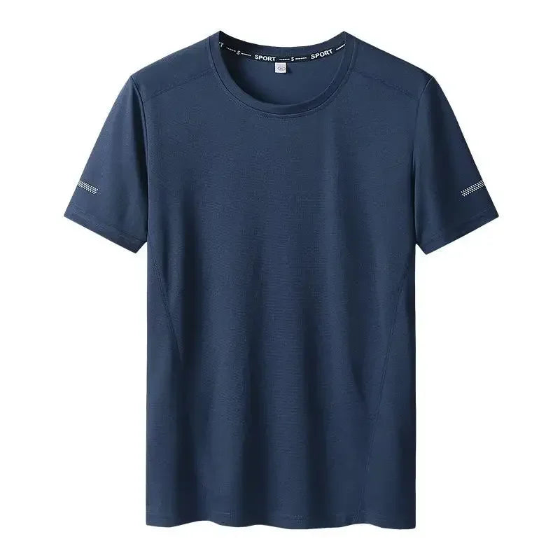 Camiseta talla grande 9XL para hombre de secado rápido