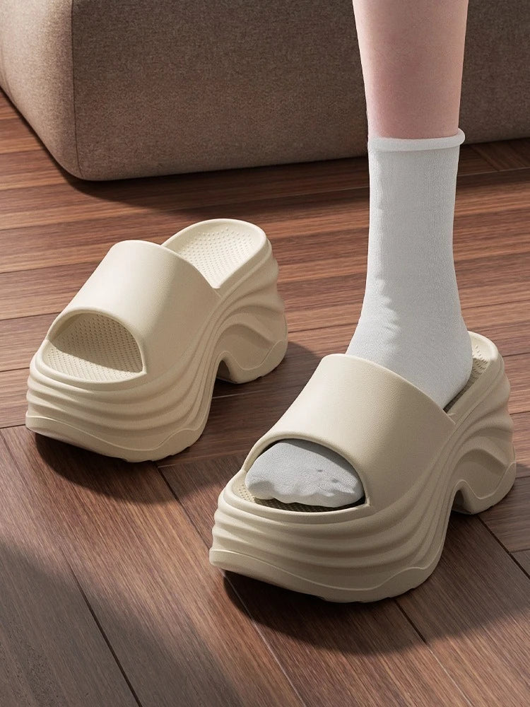 Sandalias YNPO de Plataforma para Mujer –  Suela Gruesa, Antideslizantes y Súper Cómodas