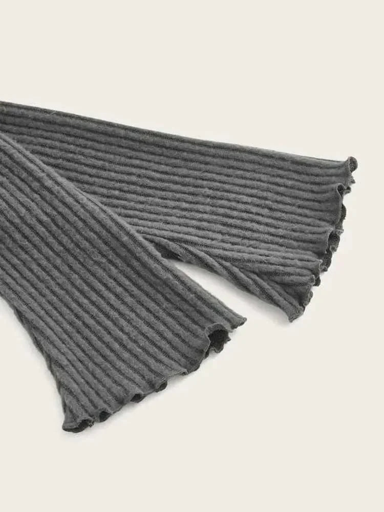 Mujer Sólido Otoño Invierno Grunge Asimétrico.