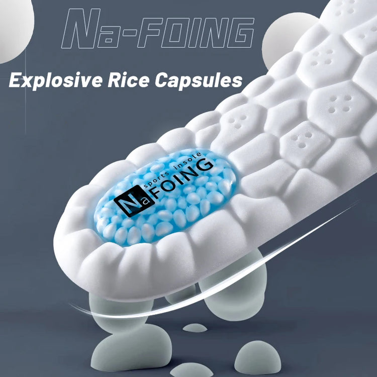 Plantillas deportivas para zapatos, suela, desodorante con absorción de impactos.