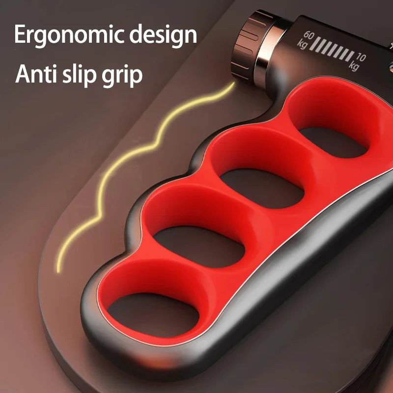 Hand Gripper Ajustable  –  Muñeca y Antebrazo con Dinamómetro para Gimnasio y Recuperación Muscular