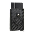 Nueva fibra de carbono para Apple Airtag Wallet Men.