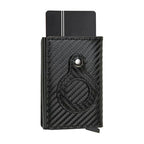 Nueva fibra de carbono para Apple Airtag Wallet Men.