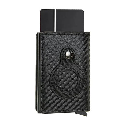 Nueva fibra de carbono para Apple Airtag Wallet Men.