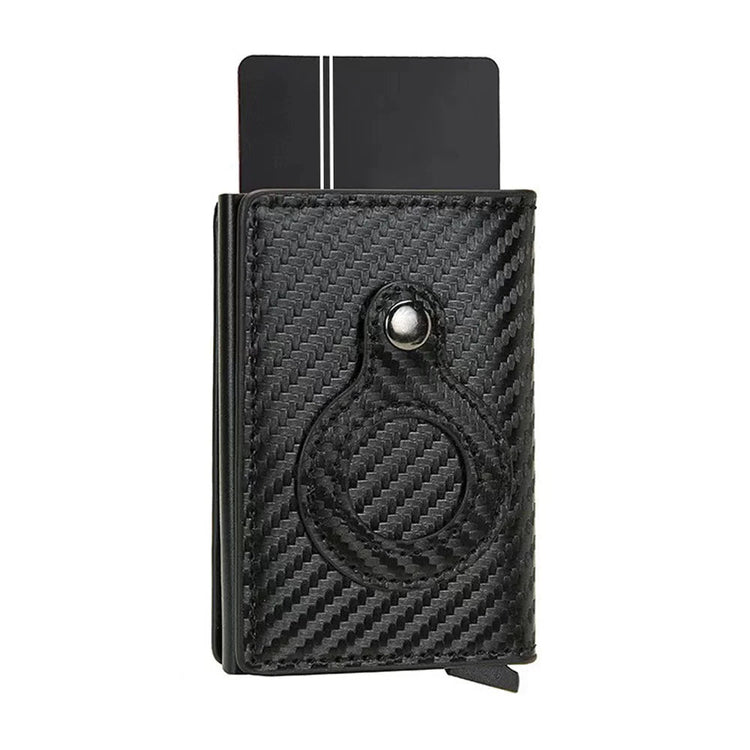 Nueva fibra de carbono para Apple Airtag Wallet Men.