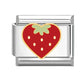 Charm Italiano de Acero Inoxidable – Diseño Ball No.8, Corazón, Cereza, Arcoíris, Gatos y Flores para Pulseras de 9mm
