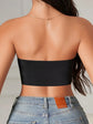 Sujetador Sin Tirantes para Mujer – Sin Relleno, Sin Costuras y con Cierre Frontal de Botones