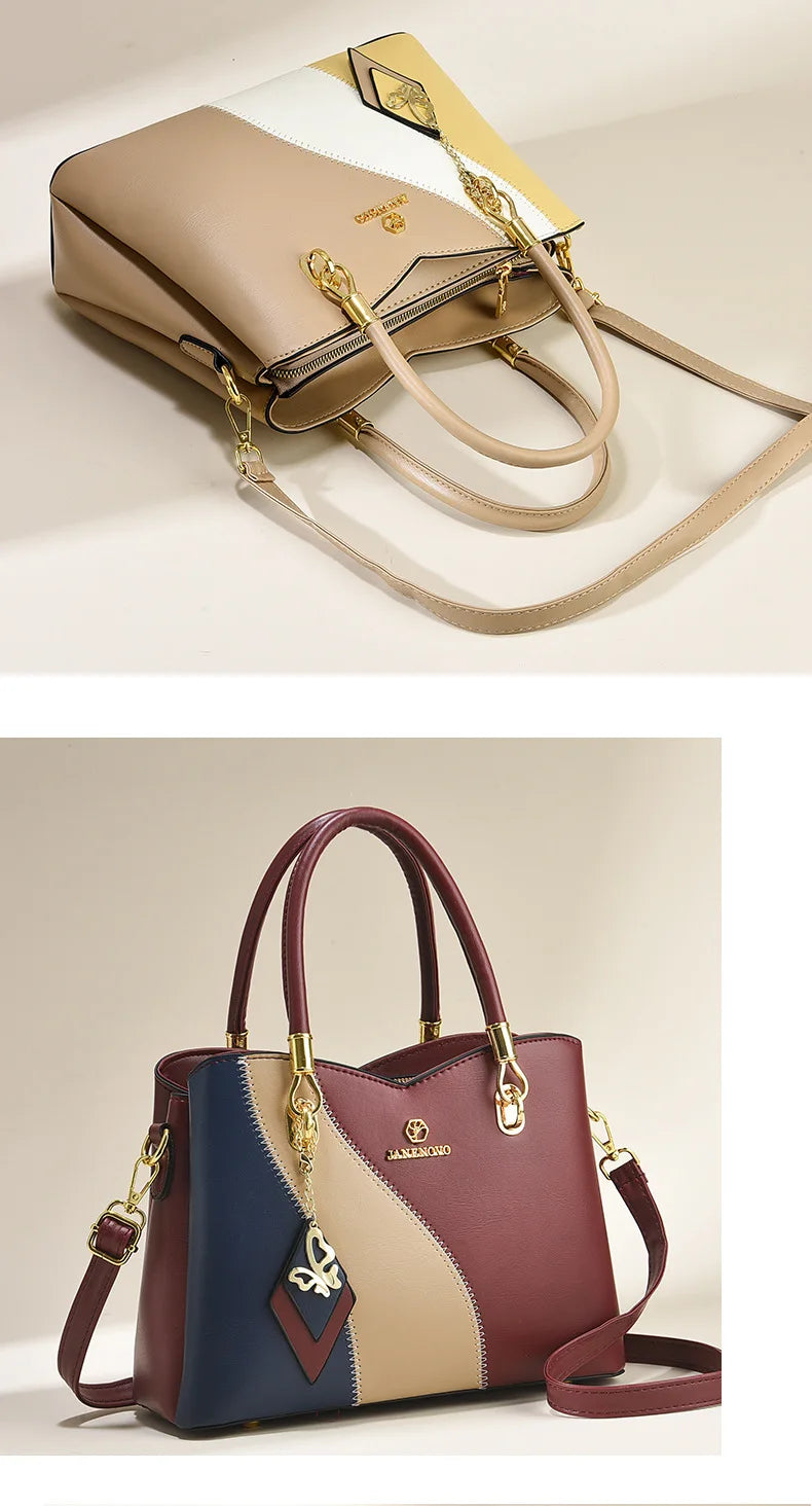 Bolso de Hombro para Mujer Estilo Cubo con Cadena