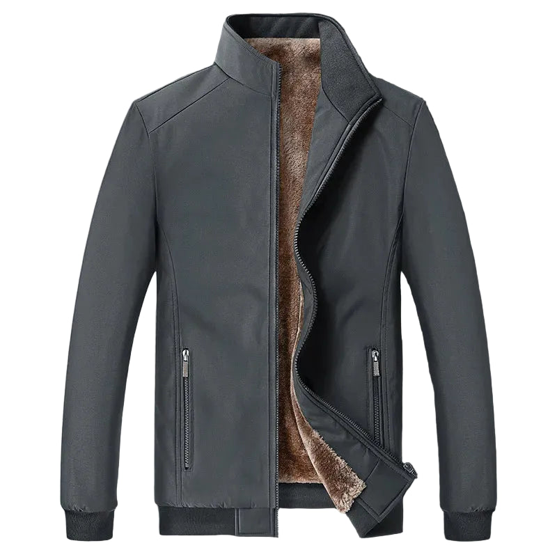 Chaqueta de invierno para hombre - negocios gruesa interior de lujo