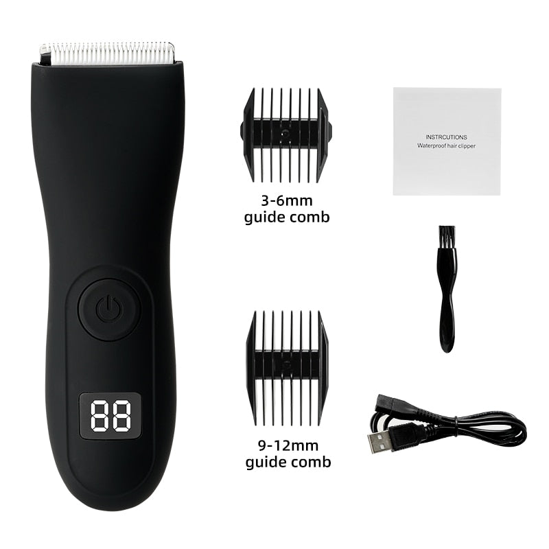 Aparador de pêlos do corpo masculino para barbear para mulheres Depilação Aparador virilha, corpo e Braço - Lady Shaver - A.S Foco