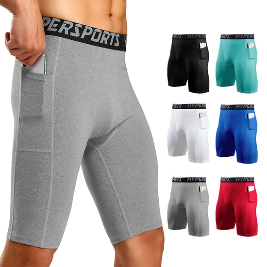 Mallas cortadas para correr para hombre, de secado rápido, para hombre.