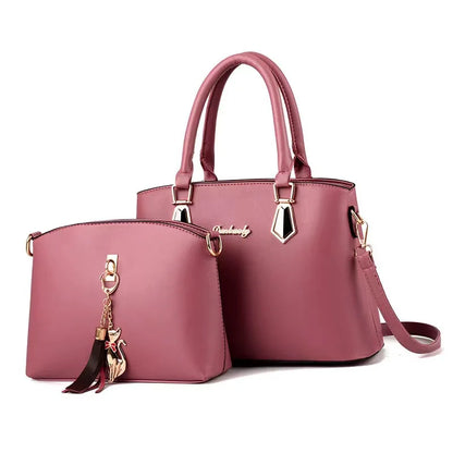 Bolso Minimalista de Gran Capacidad para Mujer – Bandolera y Bolso de Hombro con Cadena en PU