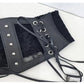 Cinturón Corset Retro para Mujer – Cinturón Elástico de Encaje con Hebilla de Aguja Estilo Goth/Punk