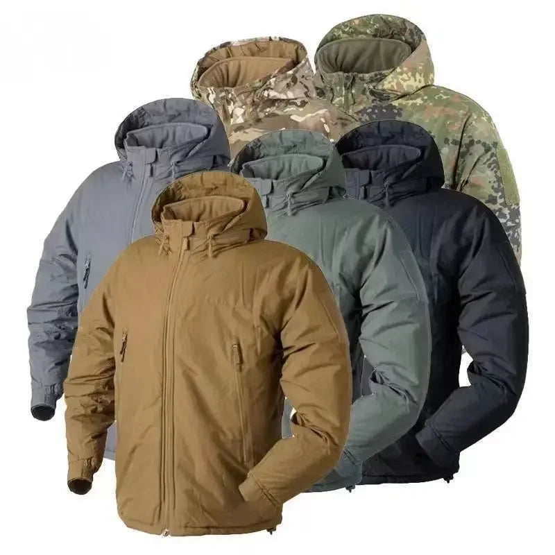 Chaqueta Táctica Level 7 para Hombre –  Impermeable, Cálido y Cortaviento
