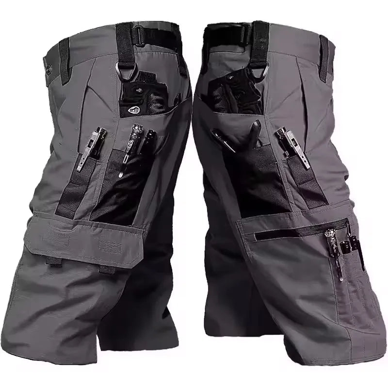 Pantalones Cortos de Estilo Militar para Hombre – Verdes, Camuflados, Multi‑bolsillos y Aptos para Exterior