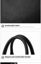 Bolso Minimalista de Gran Capacidad para Mujer – Bandolera y Bolso de Hombro con Cadena en PU