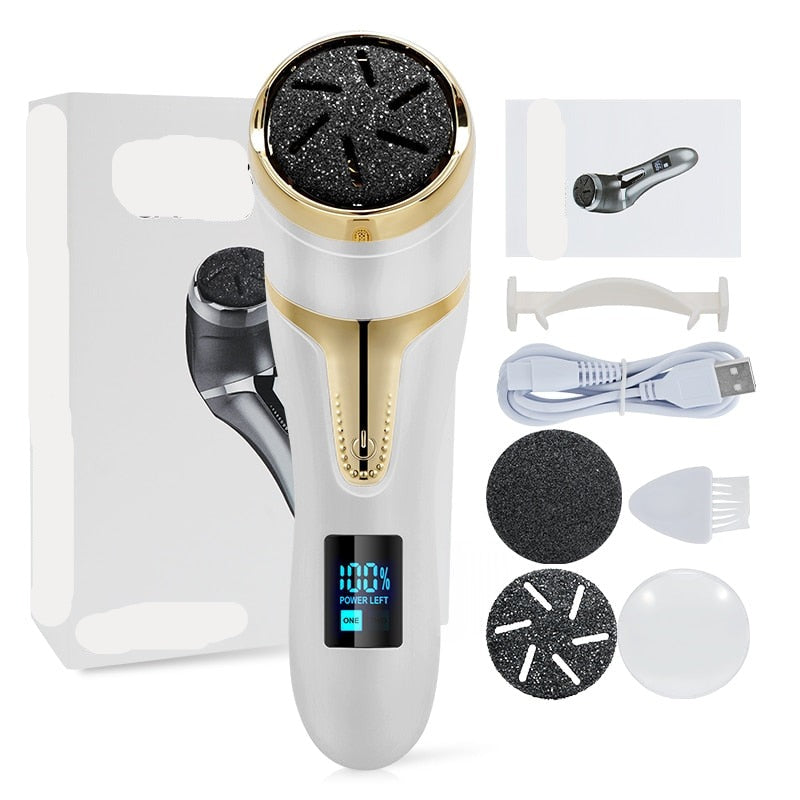 Ferramentas Elétricas de Pedicure Lixa Calcanhares Rachado e Removedor de Calos Pés. - A.S Foco