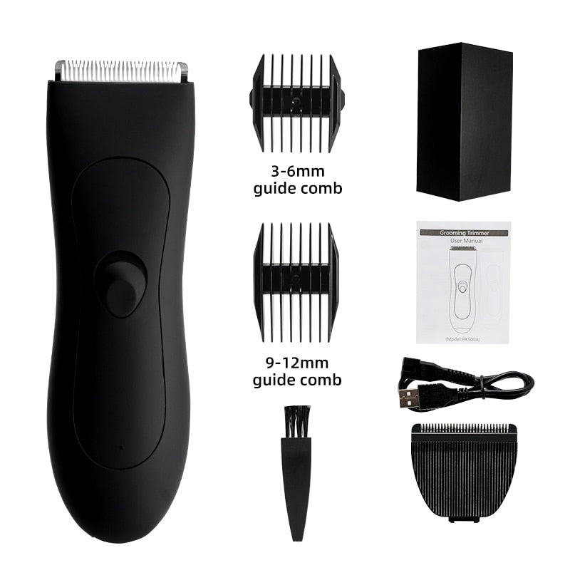 Aparador de pêlos do corpo masculino para barbear para mulheres Depilação Aparador virilha, corpo e Braço - Lady Shaver - A.S Foco