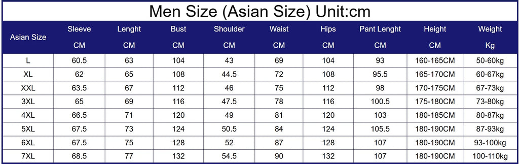 Ropa deportiva para hombre, tallas grandes 6XL y 7XL, chándales informales de otoño