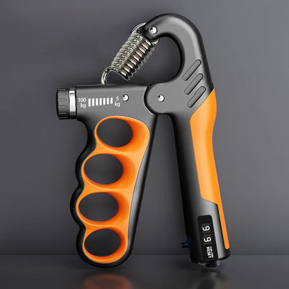 Hand Gripper Ajustable  –  Muñeca y Antebrazo con Dinamómetro para Gimnasio y Recuperación Muscular