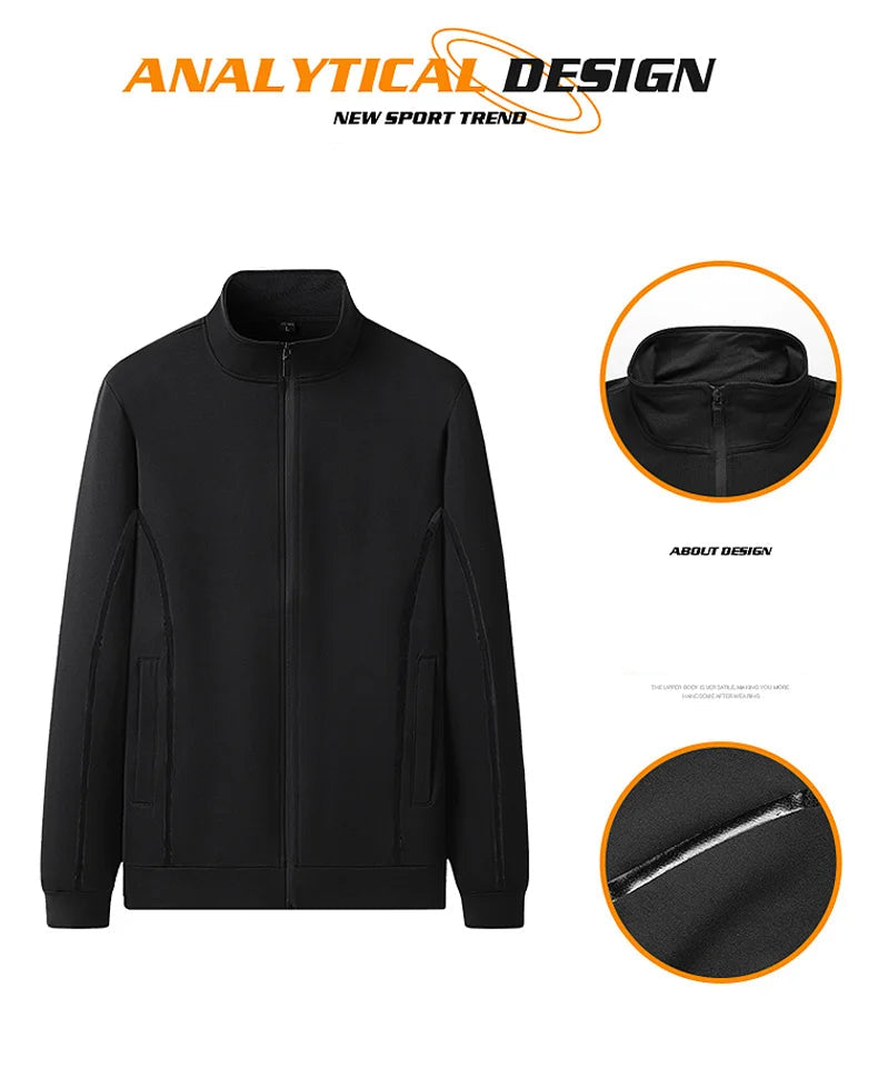 Ropa deportiva para hombre, tallas grandes 6XL y 7XL, chándales informales de otoño