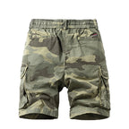 Shorts de Hombre Camuflados – Verano, Estilo Outdoor, Cintura Elástica y Corte Recto