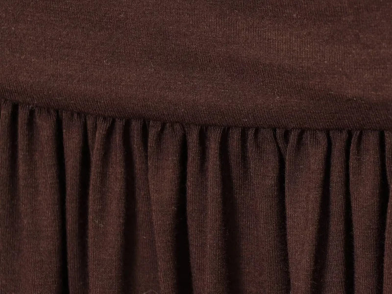 Vestido Elegante Sin Hombros para Mujer – Diseño Strapless con Pliegues Modernos