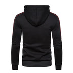 Sudadera con capucha para hombre Negro Blanco Verde militar Rojo.
