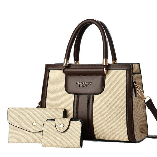 Conjunto de Bolsos de Tres Piezas para Madre e Hija – Bolso Cruzado y Bolso Grande para Mujer