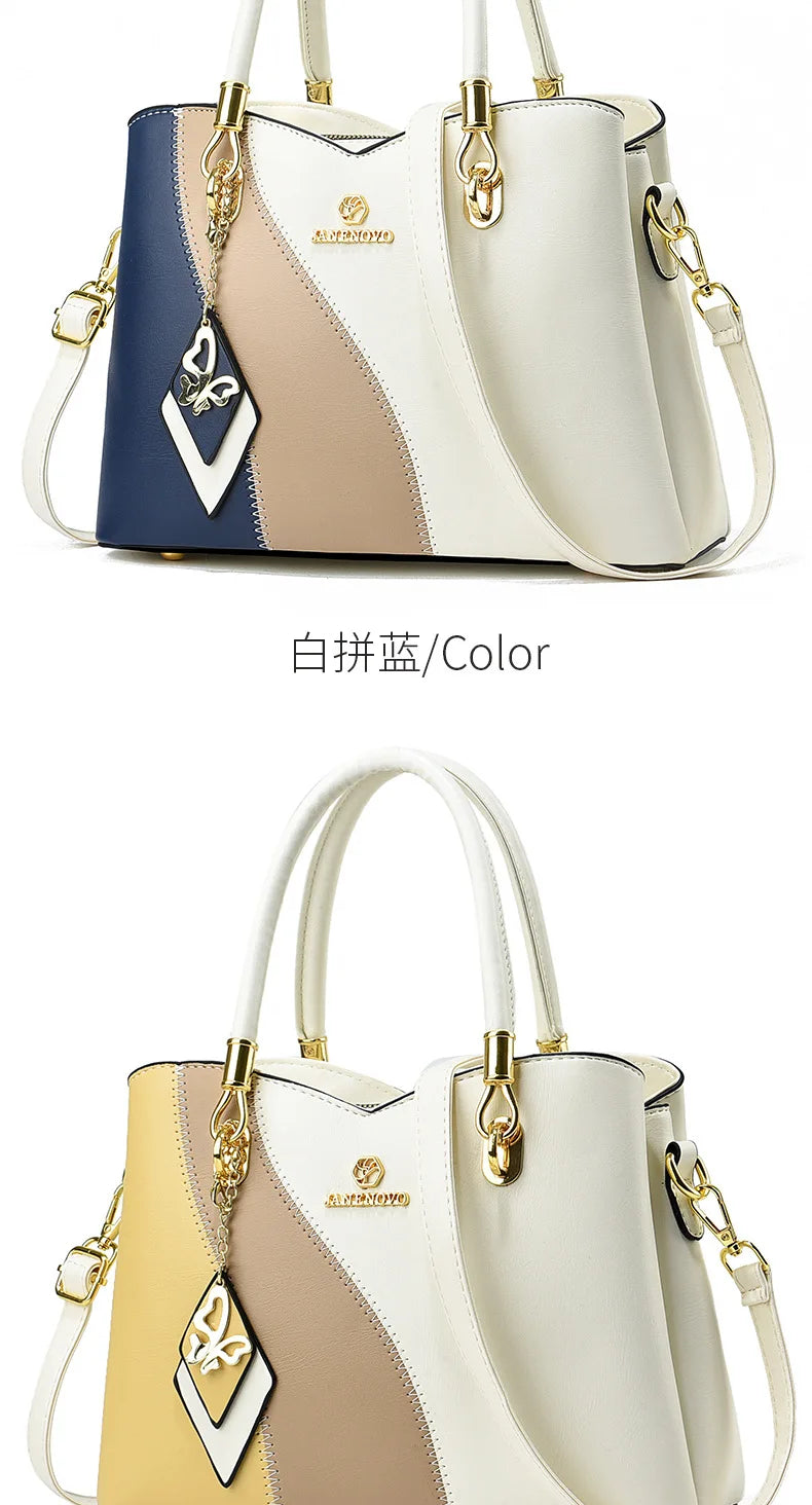 Bolso de Hombro para Mujer Estilo Cubo con Cadena