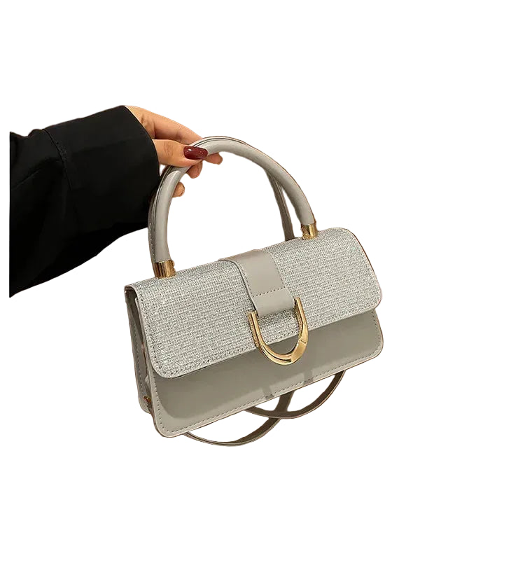 Bolso Pequeño Cuadrado para Mujer – Bandolera Versátil de Material PU