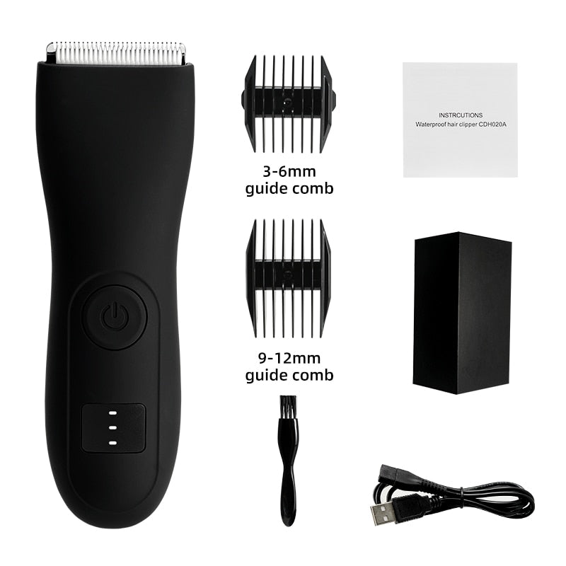 Aparador de pêlos do corpo masculino para barbear para mulheres Depilação Aparador virilha, corpo e Braço - Lady Shaver - A.S Foco
