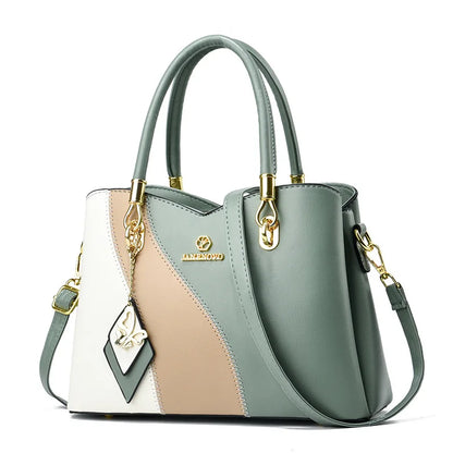 Bolso de Hombro para Mujer Estilo Cubo con Cadena