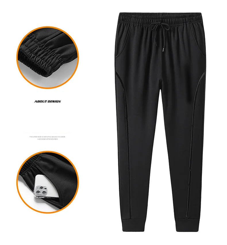 Ropa deportiva para hombre, tallas grandes 6XL y 7XL, chándales informales de otoño