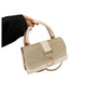 Bolso Pequeño Cuadrado para Mujer – Bandolera Versátil de Material PU