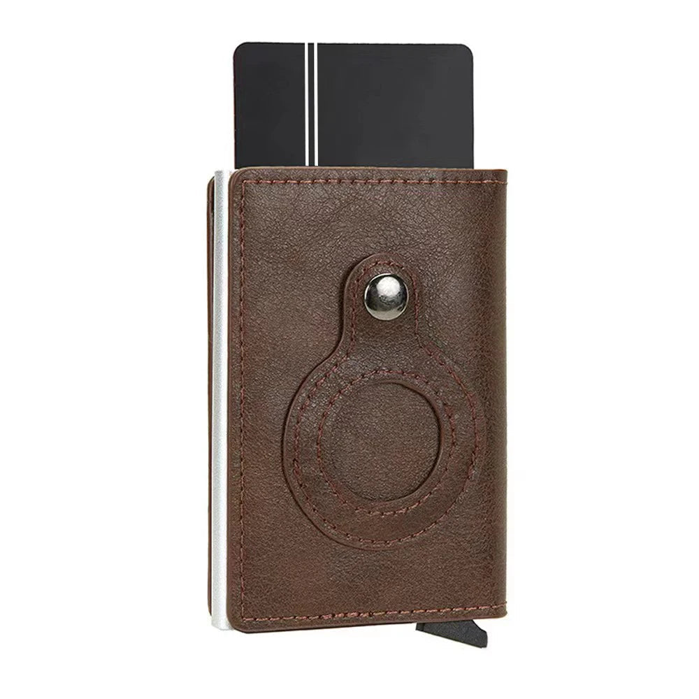 Nueva fibra de carbono para Apple Airtag Wallet Men.