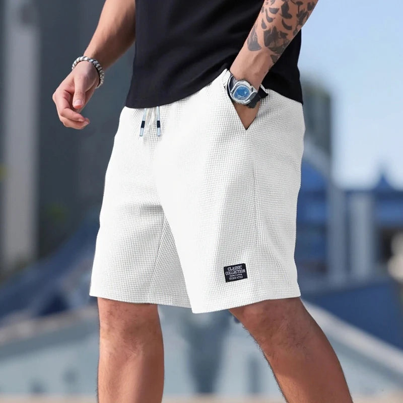 Pantalones Cortos para Hombre –  Deportivas y de Playa con Tejido Texturizado y Transpirable