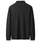 Polo de lujo 100% algodón para hombre, tallas 8XL, 7XL, 6XL (Otoño 2025)