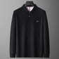 8XL 7XL 6XL 2025 New Autumn High End Luxury 100% Cotton Polo Shirt Man