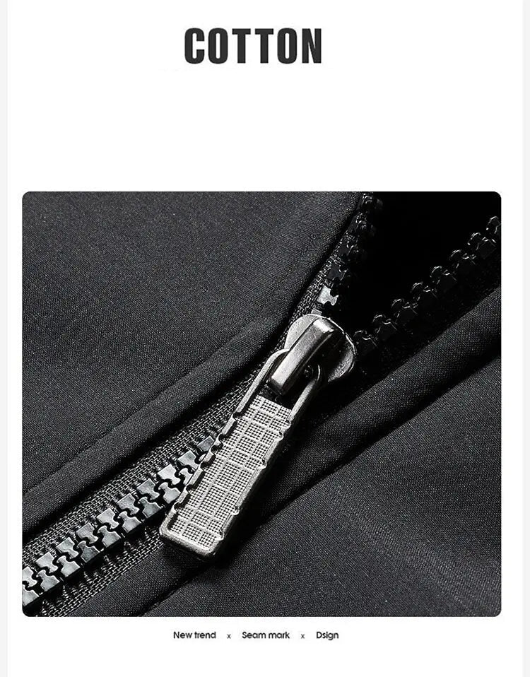 Chaqueta de invierno para hombre - negocios gruesa interior de lujo