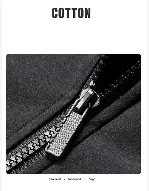 Chaqueta de invierno para hombre - negocios gruesa interior de lujo