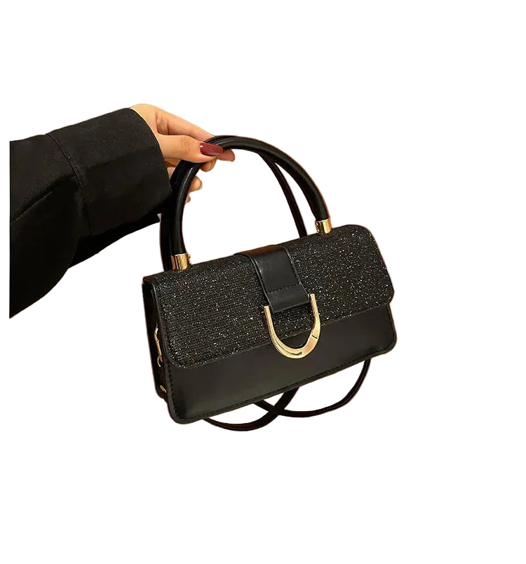 Bolso Pequeño Cuadrado para Mujer – Bandolera Versátil de Material PU