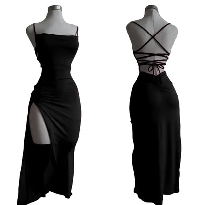 Vestido de Verano con Tirantes Halter – Estilo Spice Girl Moderno